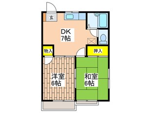 ビラ秀芳Ⅲの物件間取画像